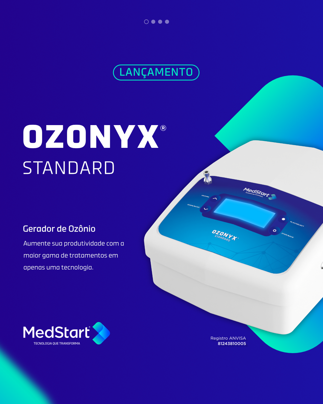 Ozonyx Standard - Aparelho de Ozônio Para Estética - MedStart | HS