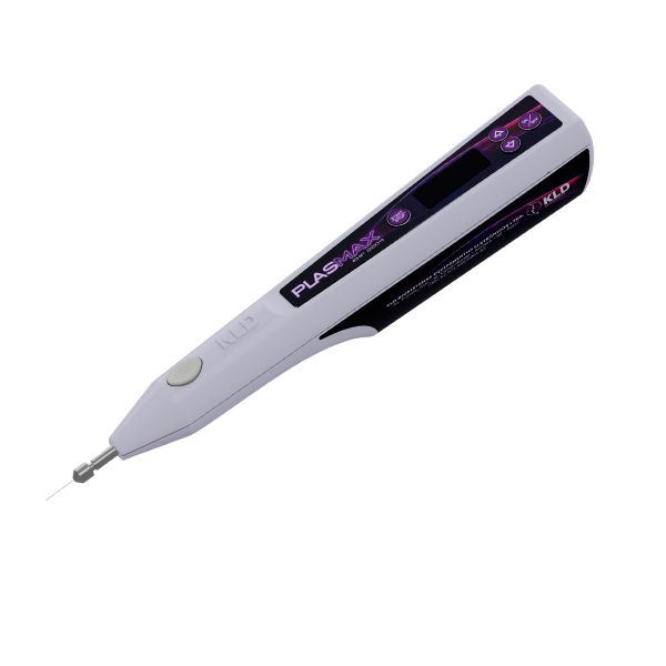 A caneta portátil de jato de plasma da KLD que oferece uma solução compacta e versátil para tratar uma diversidade de preocupações estéticas como: manchas, rugas, cicatrizes e muito mais.