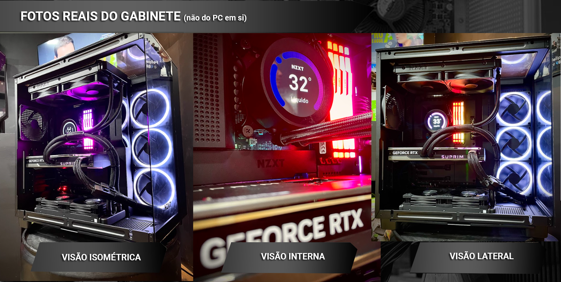 Computador PC Gamer Nível 100-G / Ryzen 9 7900X + Watercooler