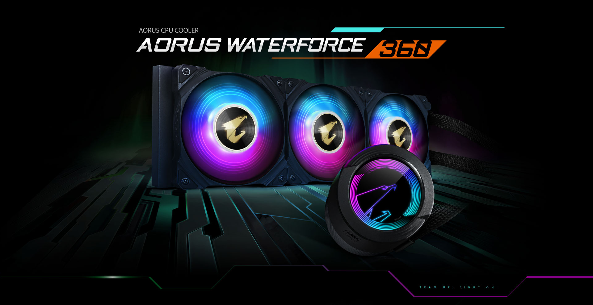 Water Cooler Gigabyte Aorus Waterforce ARGB 360mm Preto INTEL/AMD GP ...