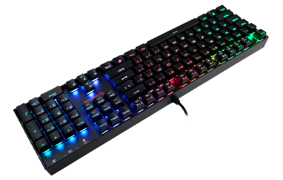 Teclado Mecânico Gamer Redragon Mitra K551 RGB Switch Brown ABNT2