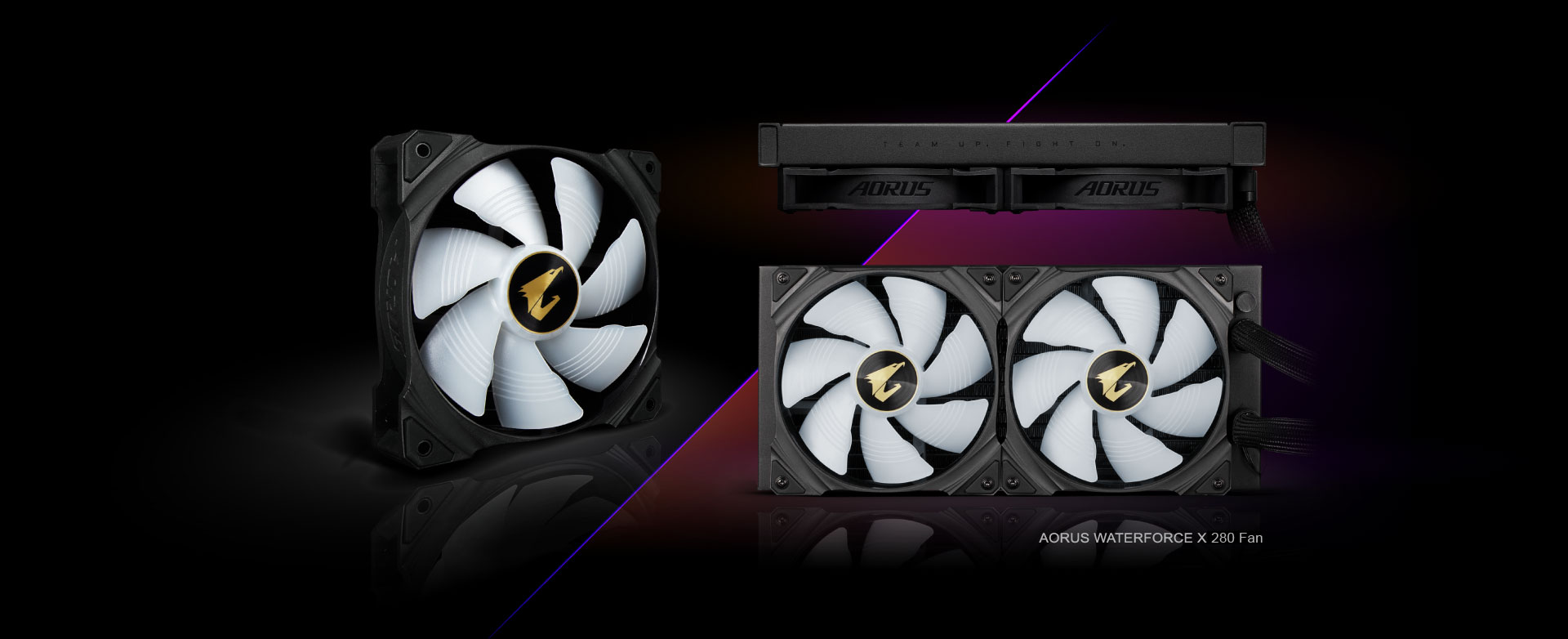 Water Cooler Gigabyte Aorus Waterforce X 280 RGB DISPLAY LCD GPAORUS