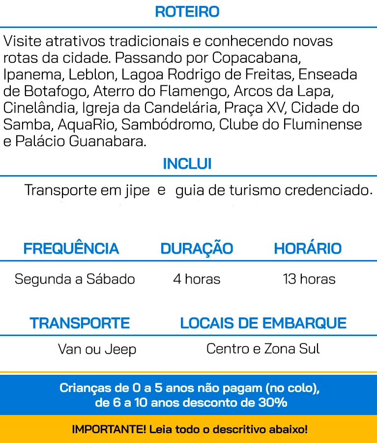 The Magic Rio | Rio 40º Turismo Receptivo | Passeios no Rio de Janeiro