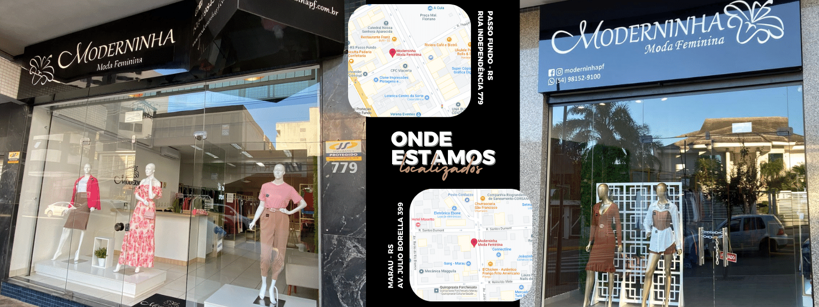 Lojas de roupas femininas em top passo fundo